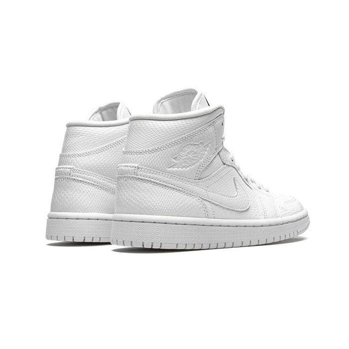 Jordan 1 Mid White Snakeskin (Women's)