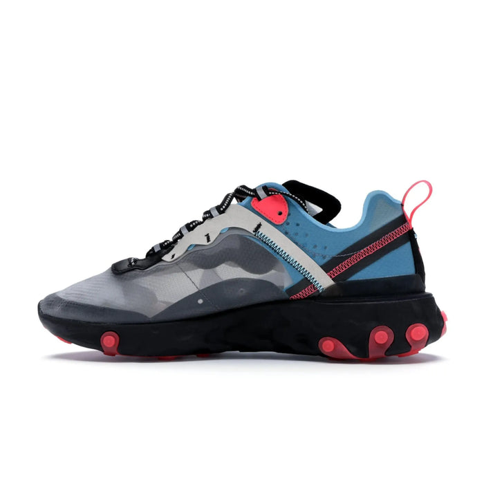 Nike React Element 87 Blue Chill Solar Red