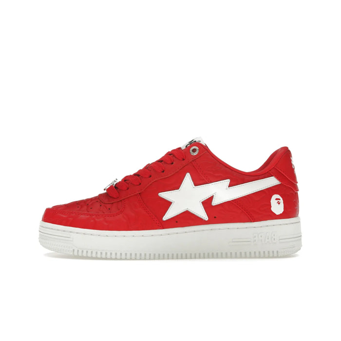 A Bathing Ape Bape Sta Low #3 Line Camo Red