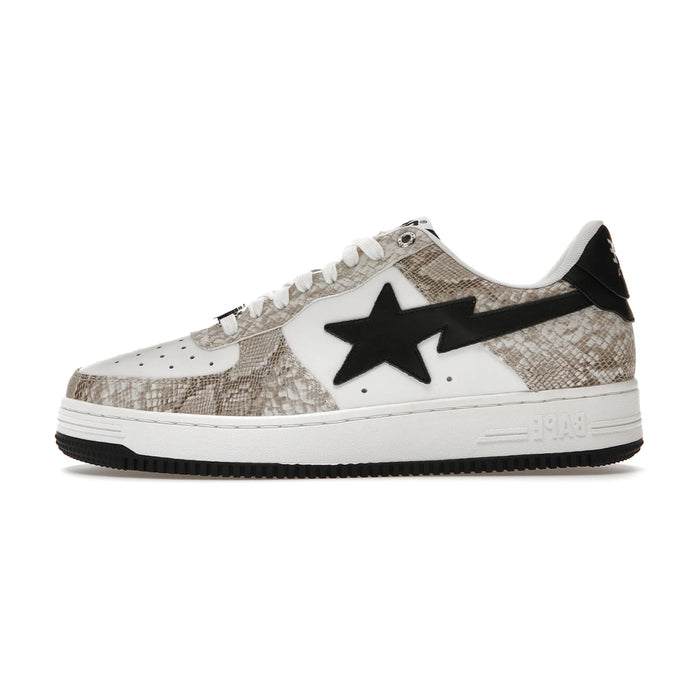 A Bathing Ape Bape Sta Snake Skin Beige