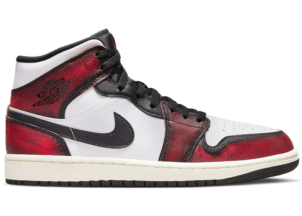 Jordan 1 Mid Wear-Away Chicago