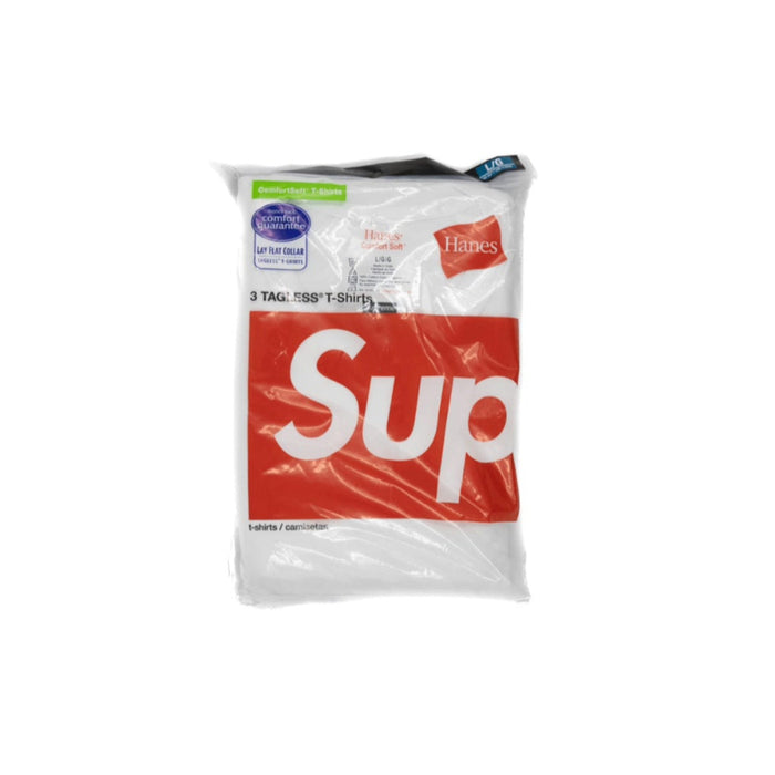 Supreme Hanes Tagless Tees (3 Pack) White
