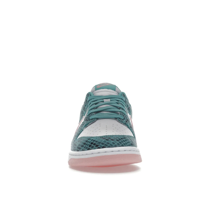 Nike Dunk Low Snakeskin Washed Teal Bleached Coral