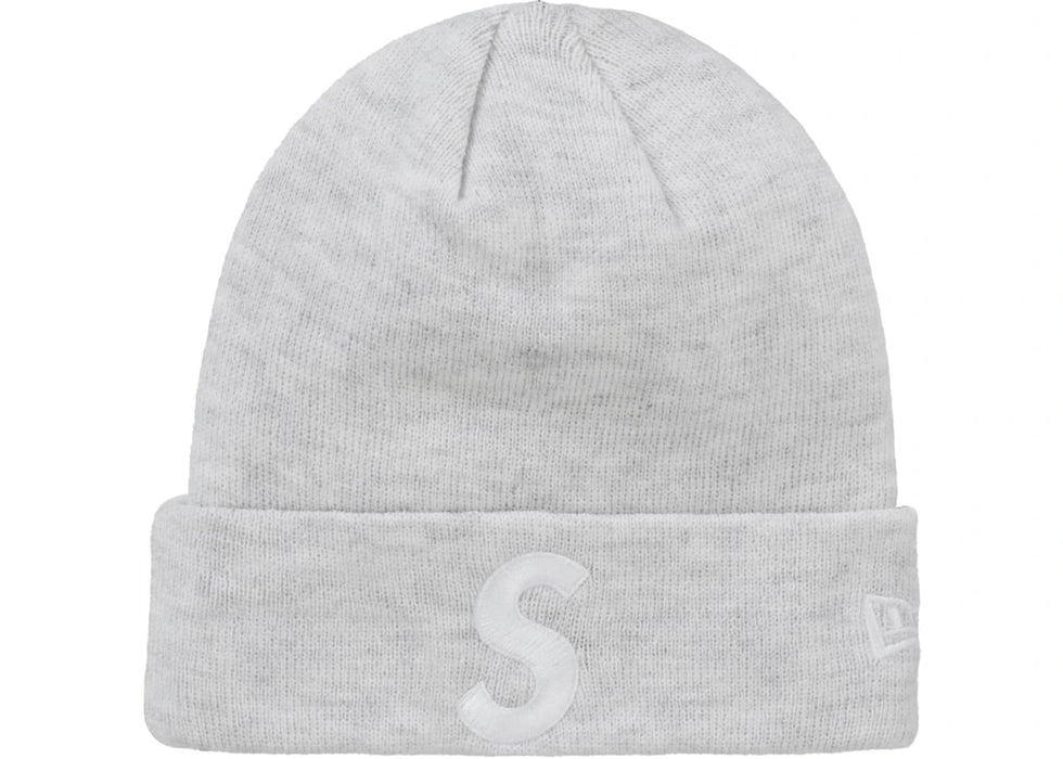 Supreme New Era S Logo Beanie (FW24) Heather Grey