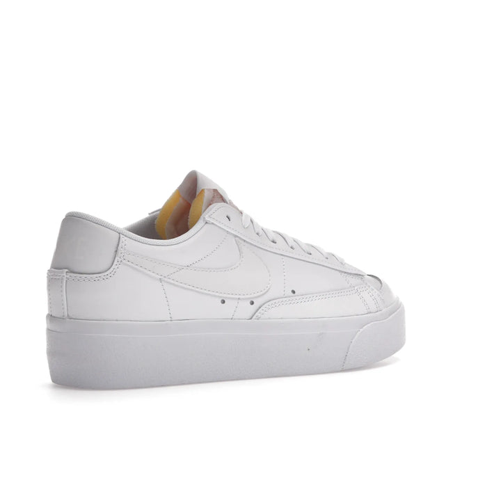 Nike Blazer Low Platform Triple White (Women's)