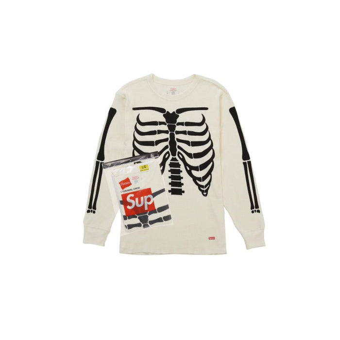 Supreme Hanes Bones Thermal Crew FW25 (1 Pack) White