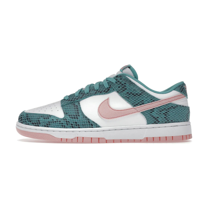 Nike Dunk Low Snakeskin Washed Teal Bleached Coral