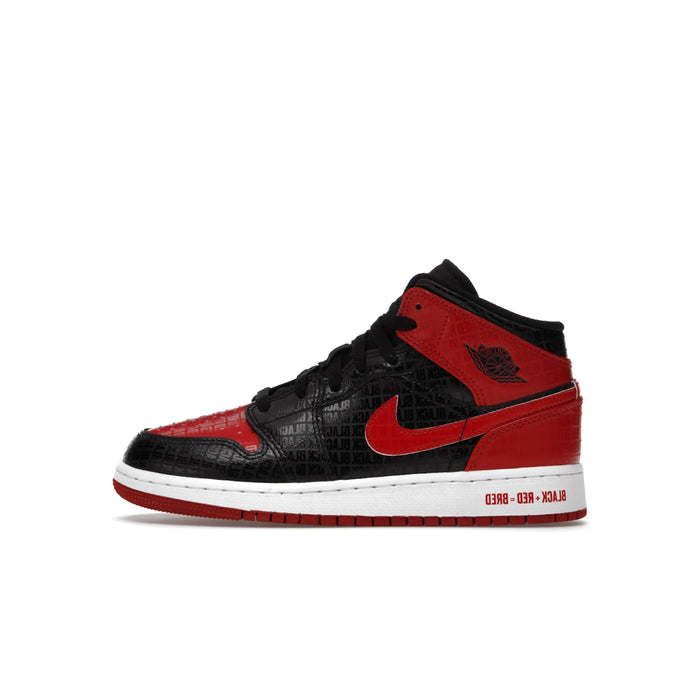 Jordan 1 Mid Bred Text (GS)