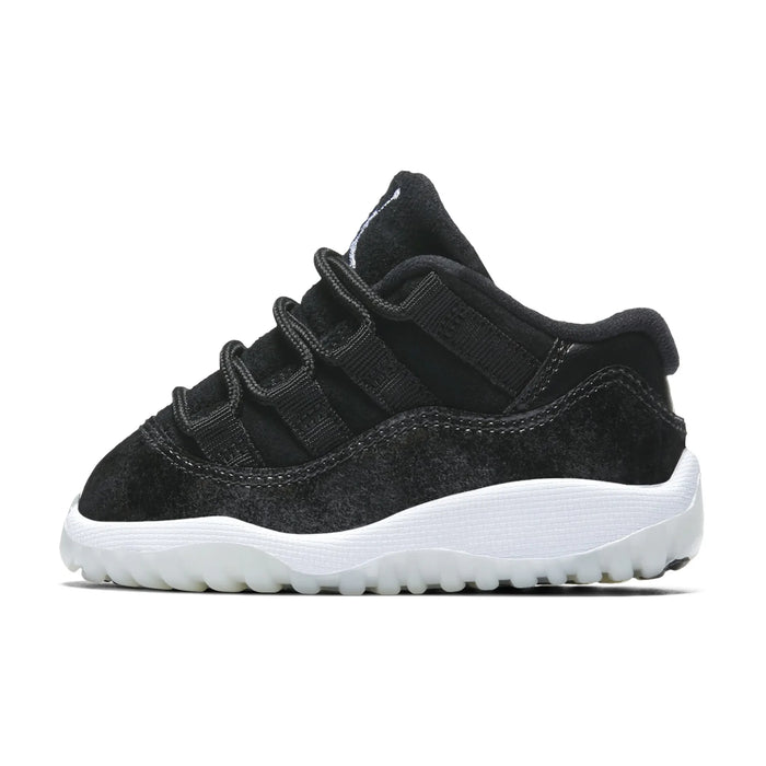 Jordan 11 Retro Low Black Metal Silver White (TD)