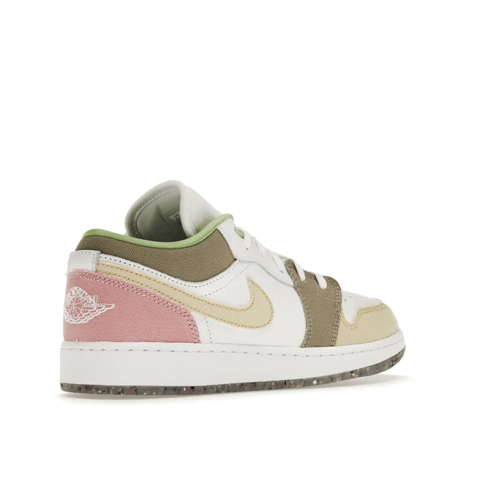 Jordan 1 Low Pastel Grind Vivid Green (GS)