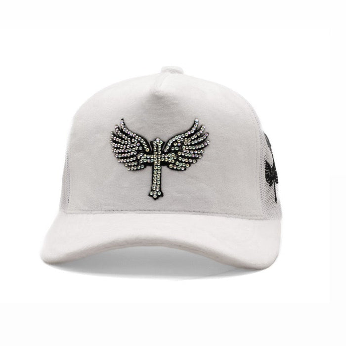 Reflection Luxury Fuzzy Cap White
