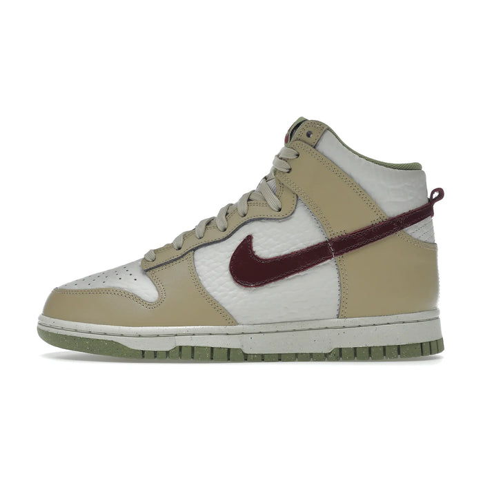 Nike Dunk High Tumbled Tan White Brown (Women's)