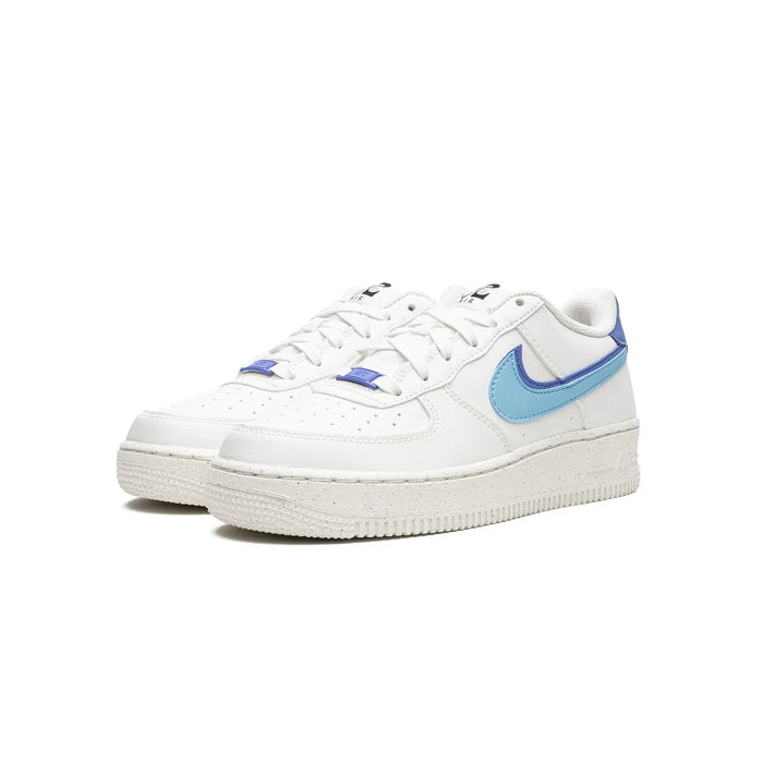 Nike Air Force 1 Low 82 Double Swoosh White Medium Blue (GS)