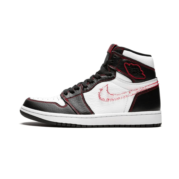 Jordan 1 Retro High Defiant White Black Gym Red