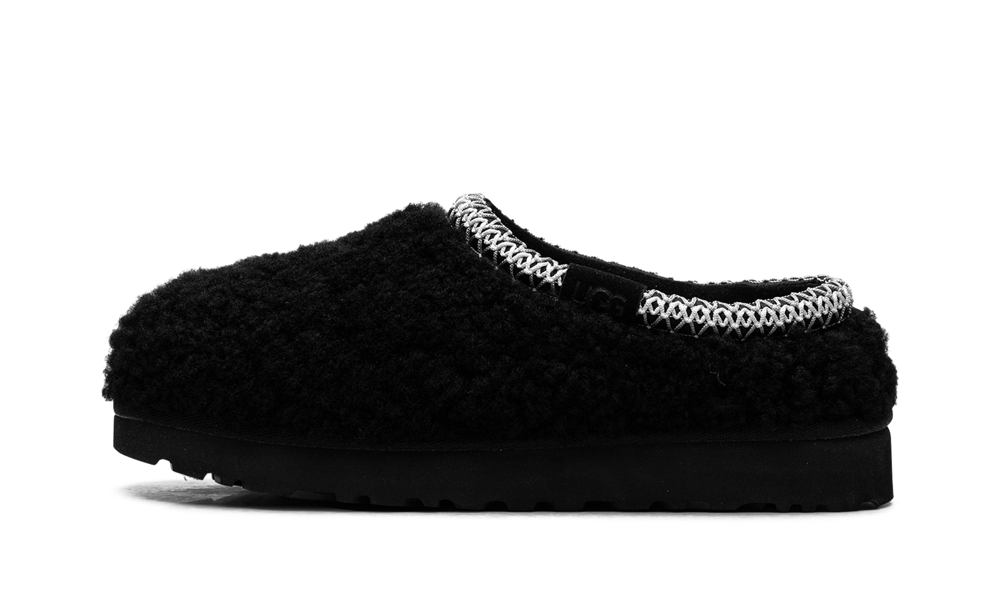 UGG Tasman Maxi Curly Slipper Black (Women's)