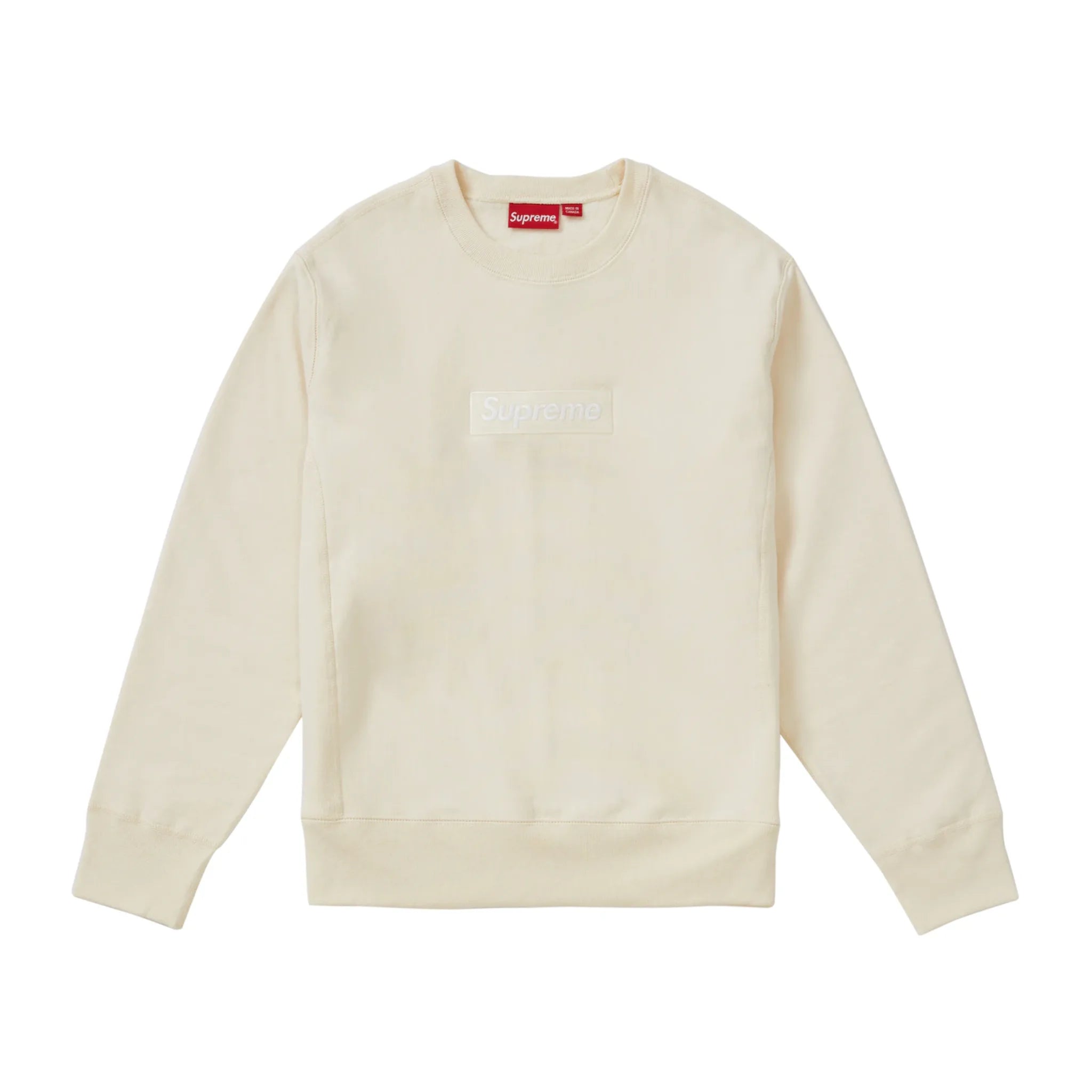 Bluza z logo Supreme Box (FW18) w kolorze naturalnym