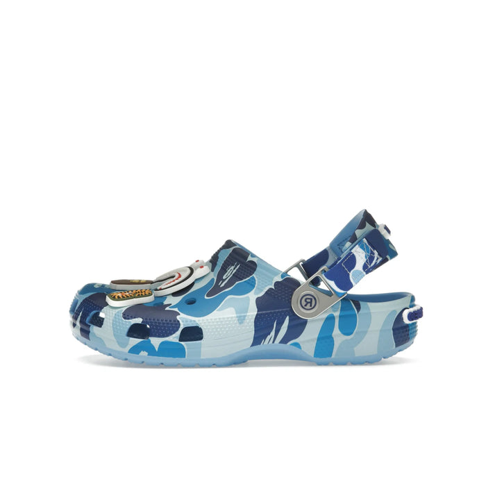 Crocs Classic Clog A Bathing Ape ABC Camo Blue