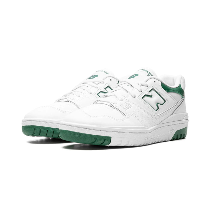 New Balance 550 White Classic Green