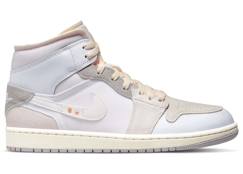 Jordan 1 Mid SE Craft Inside Out White Grey