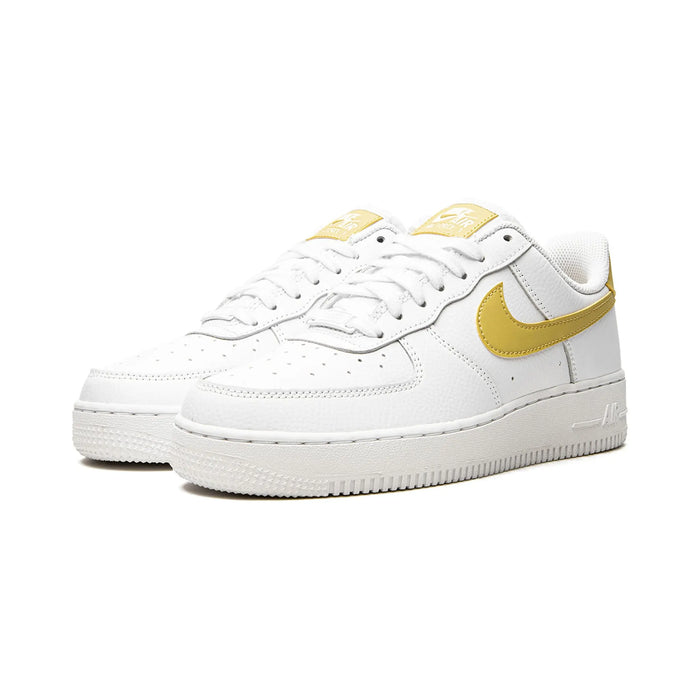 Nike Air Force 1 '07 White Saturn Gold White White (Women's)