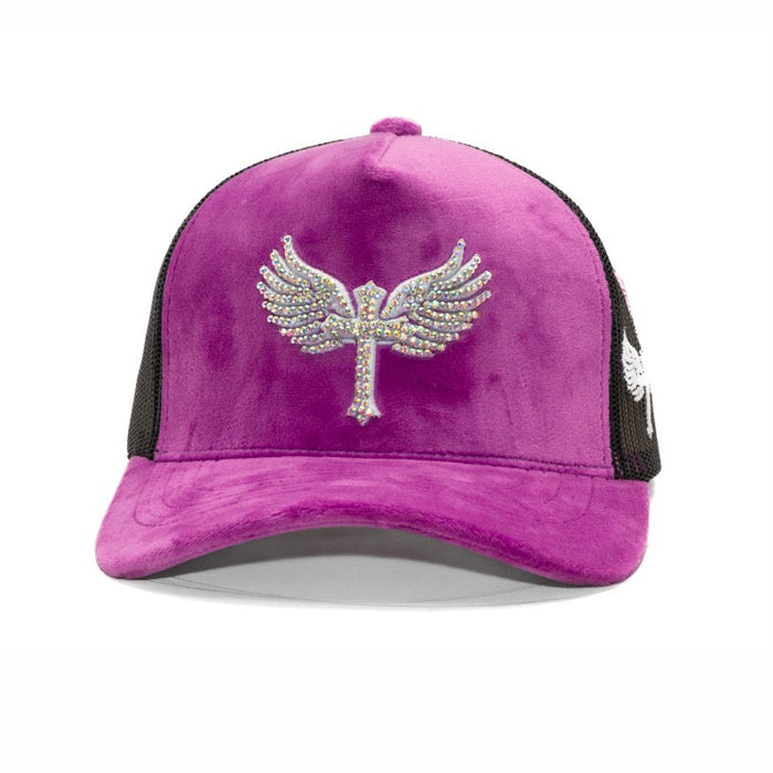 Reflection Luxury Fuzzy Cap Purple