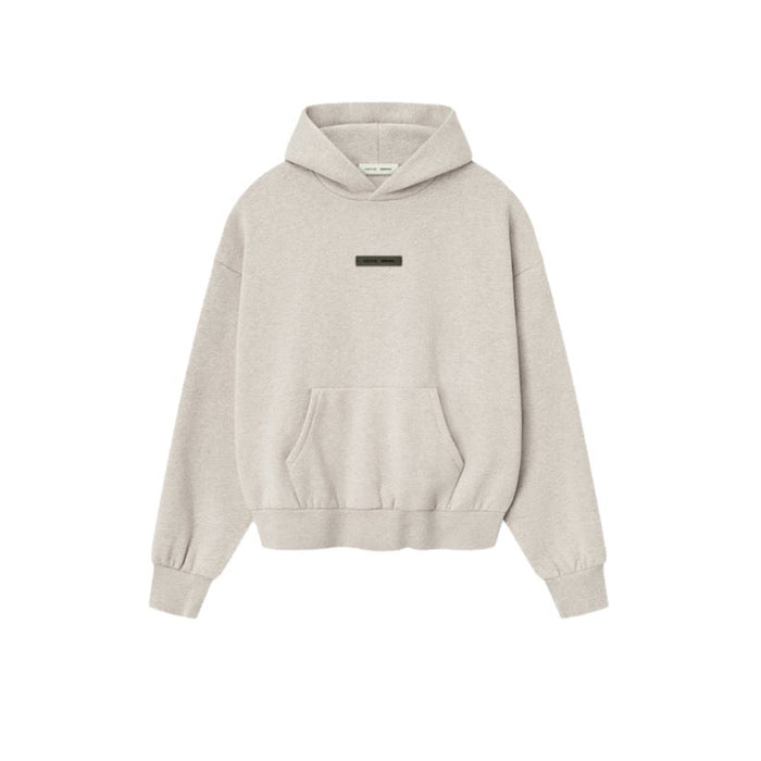 Fear of God Essentials Classic Fleece Hoodie Heather Stone