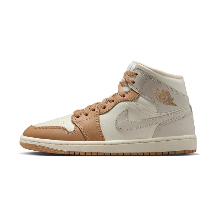 Jordan 1 Mid Tan Toe (Women's)