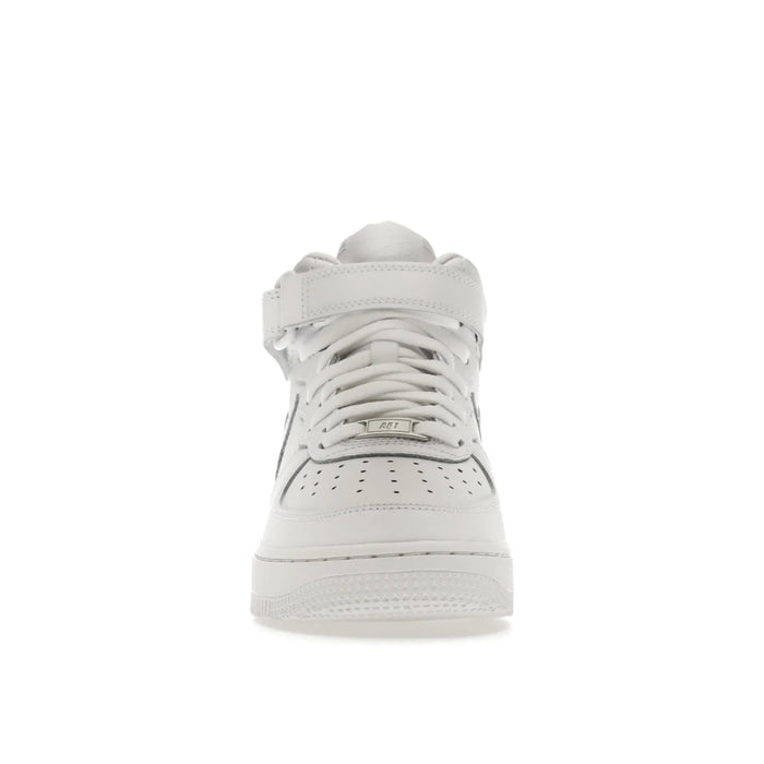 Nike Air Force 1 Mid LE Triple White (GS)