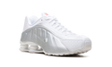 Nike Shox R4 White Bright Crimson Metallic Silver