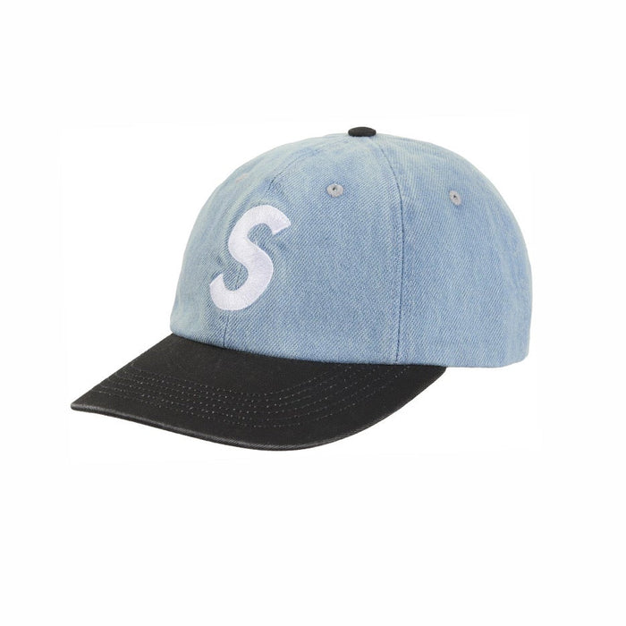 Supreme Pigment Coated 2-Tone S Logo 6-Panel Denim