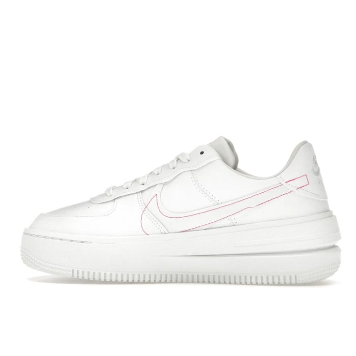 Nike Air Force 1 PLT.AF.ORM White Fireberry (Women's)