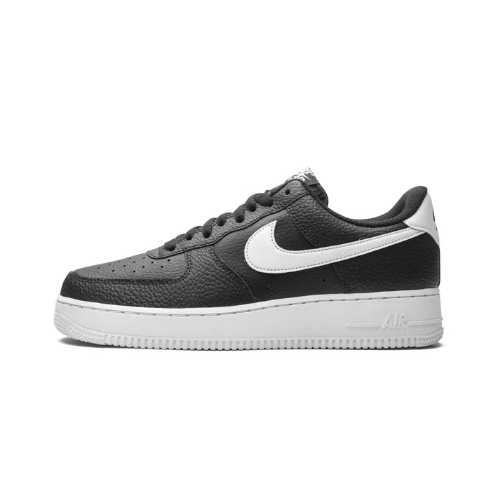 Nike Air Force 1 Low '07 Black White Pebbled Leather