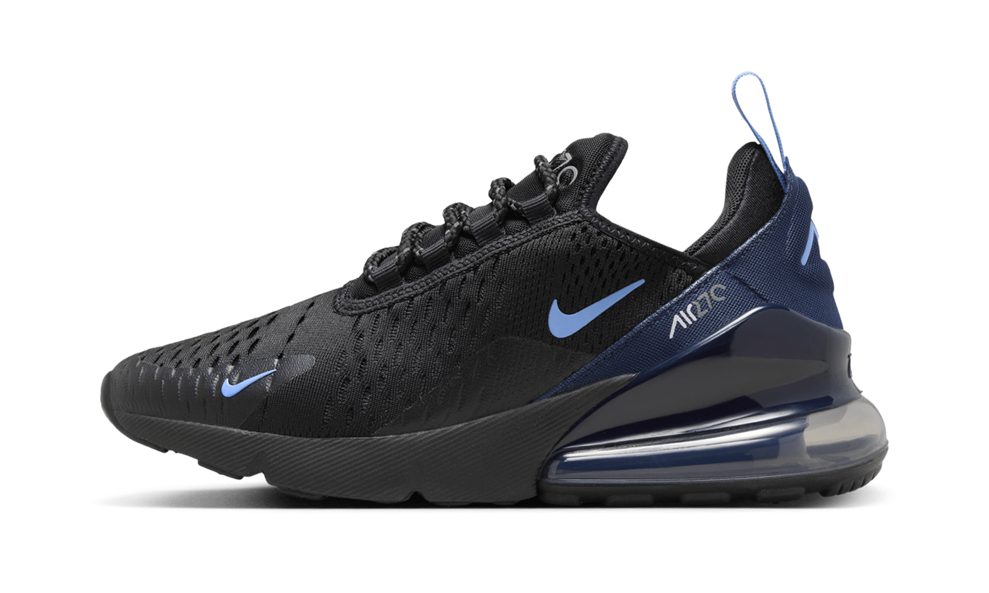 Nike Air Max 270 Black Royal Midnight Navy (GS)