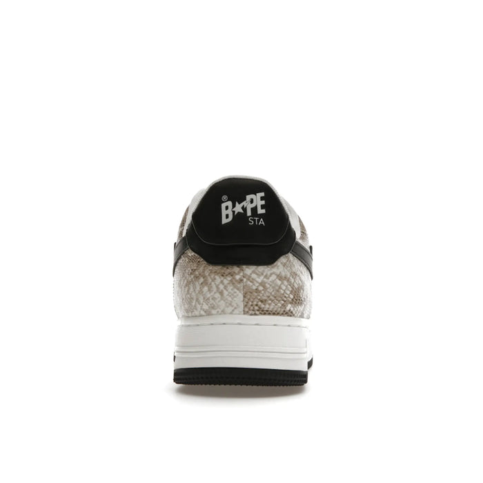 A Bathing Ape Bape Sta Snake Skin Beige