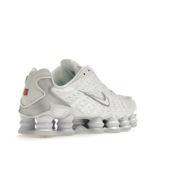 Nike Shox TL White Metallic Silver Max Orange (Women's)