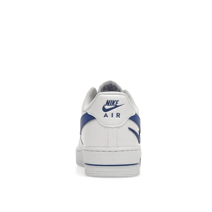 Nike Air Force 1 Low '07 FM Cut Out Swoosh White Game Royal