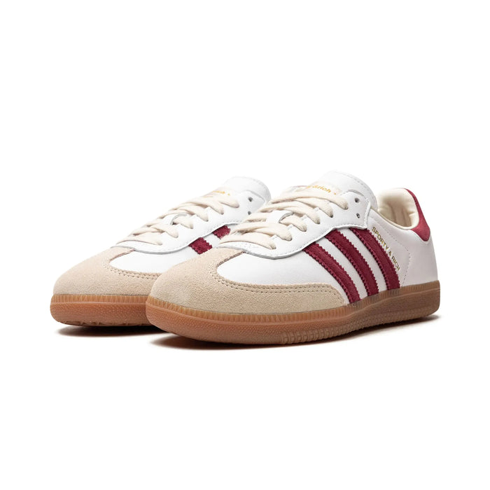 adidas Samba Sporty & Rich White Collegiate Burgundy