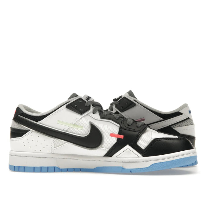 Nike Dunk Low Scrap Black Neutral Grey University Blue White