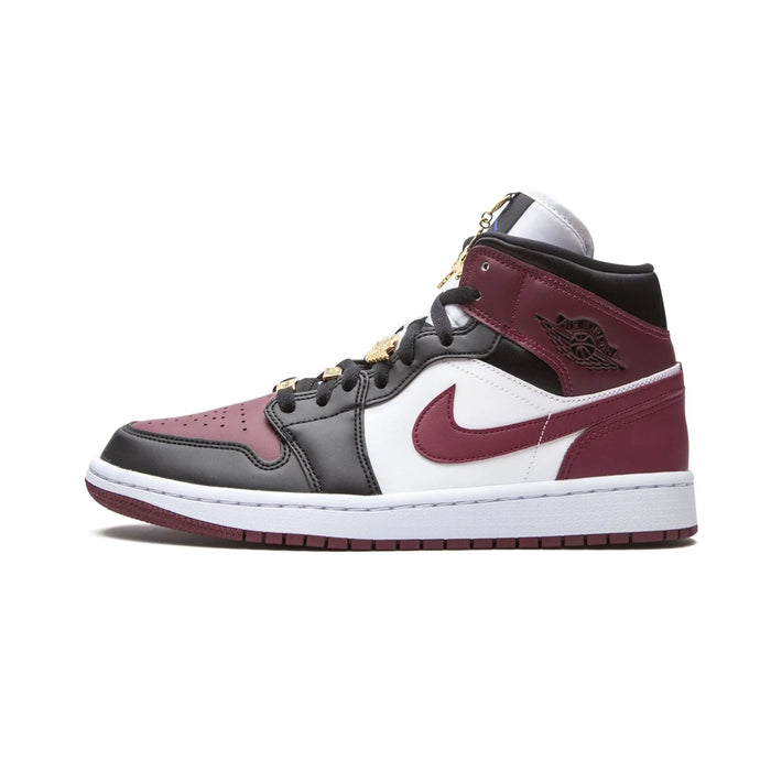 Jordan 1 Mid SE Black Dark Beetroot (Women's)