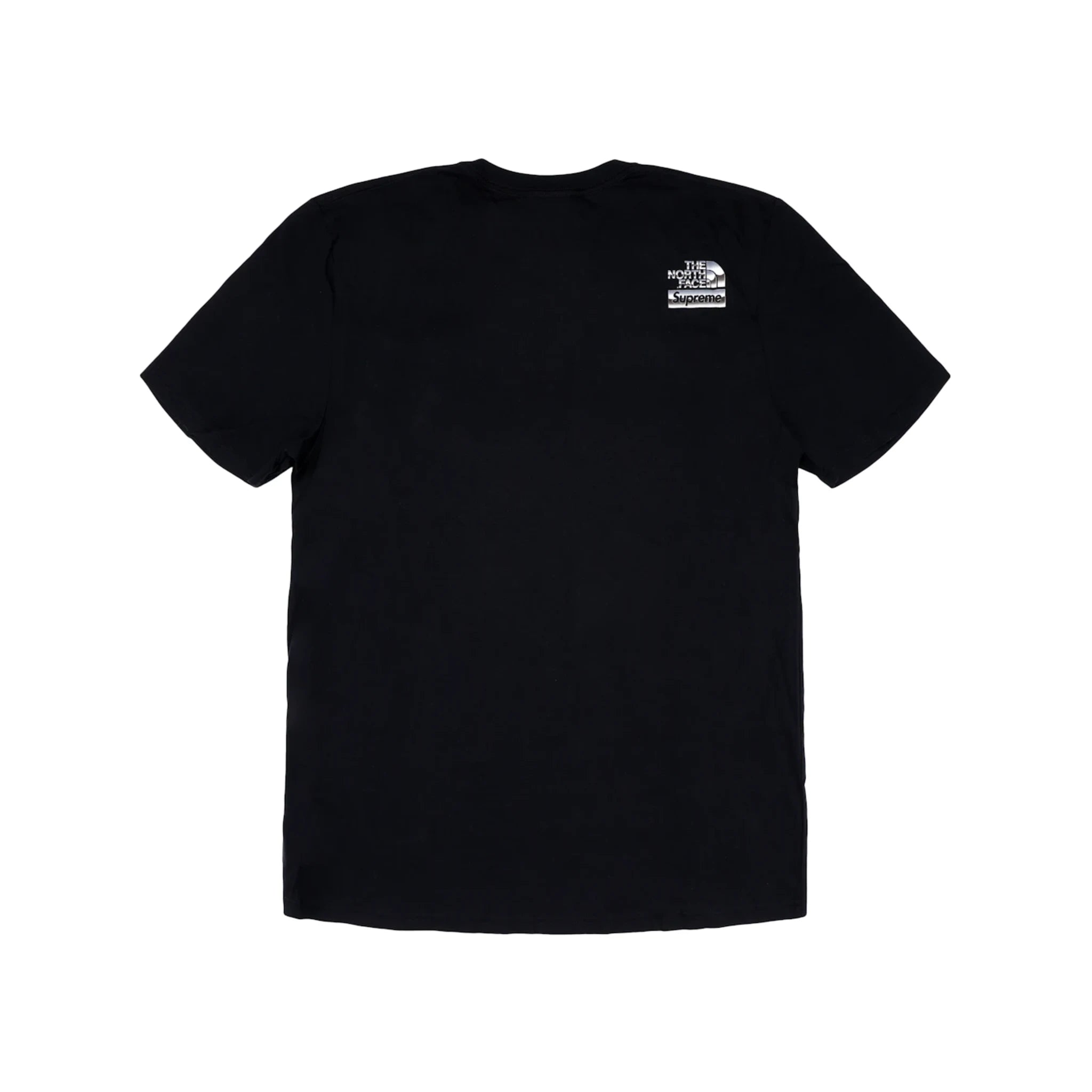 Czarny T-shirt Supreme The North Face z metalowym logo