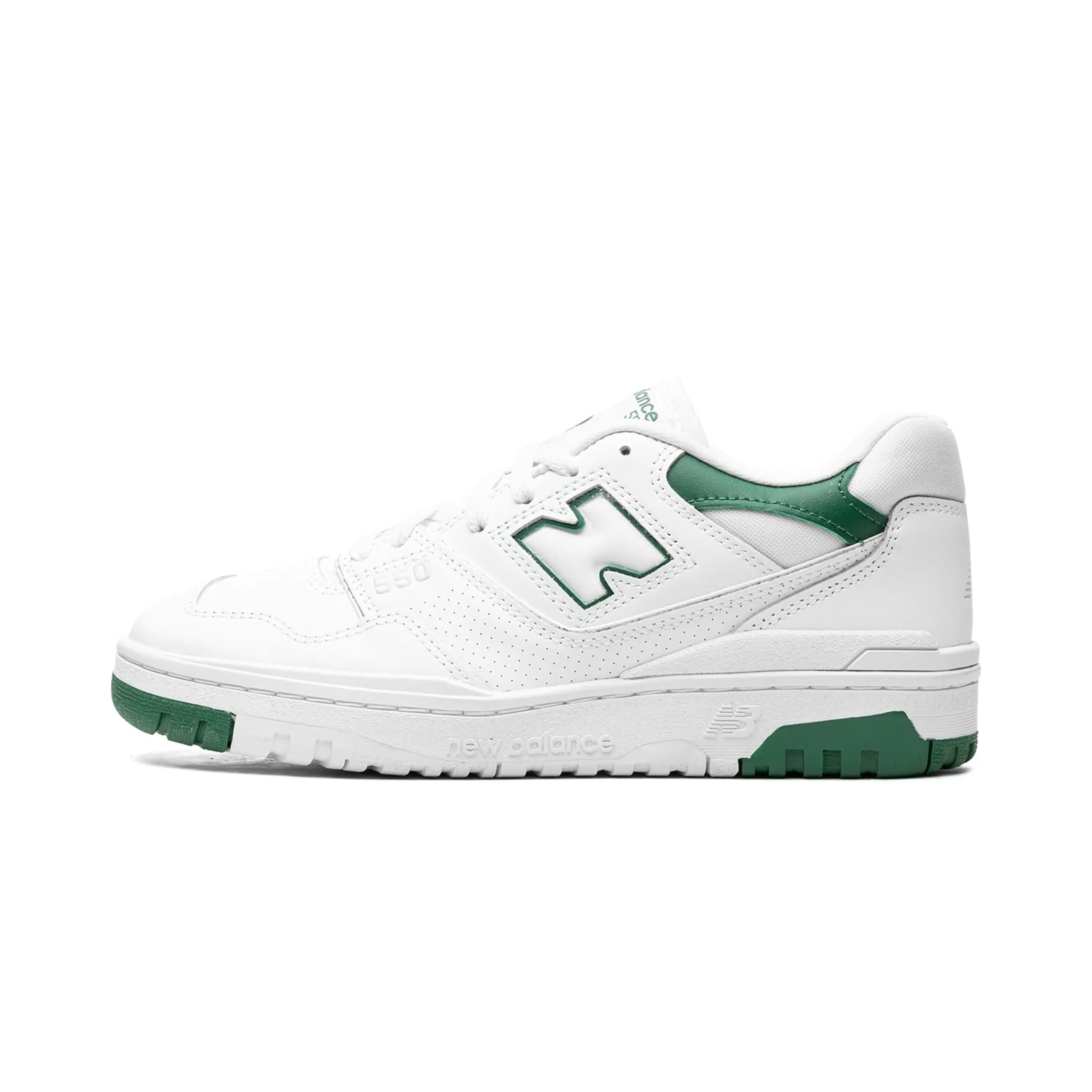 New Balance 550 Biały Klasyczny Zielony