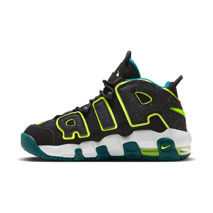 Nike Air More Uptempo Low Black Geode Teal (GS)