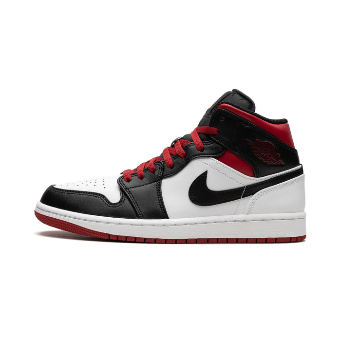 Jordan 1 Mid Gym Red Black Toe