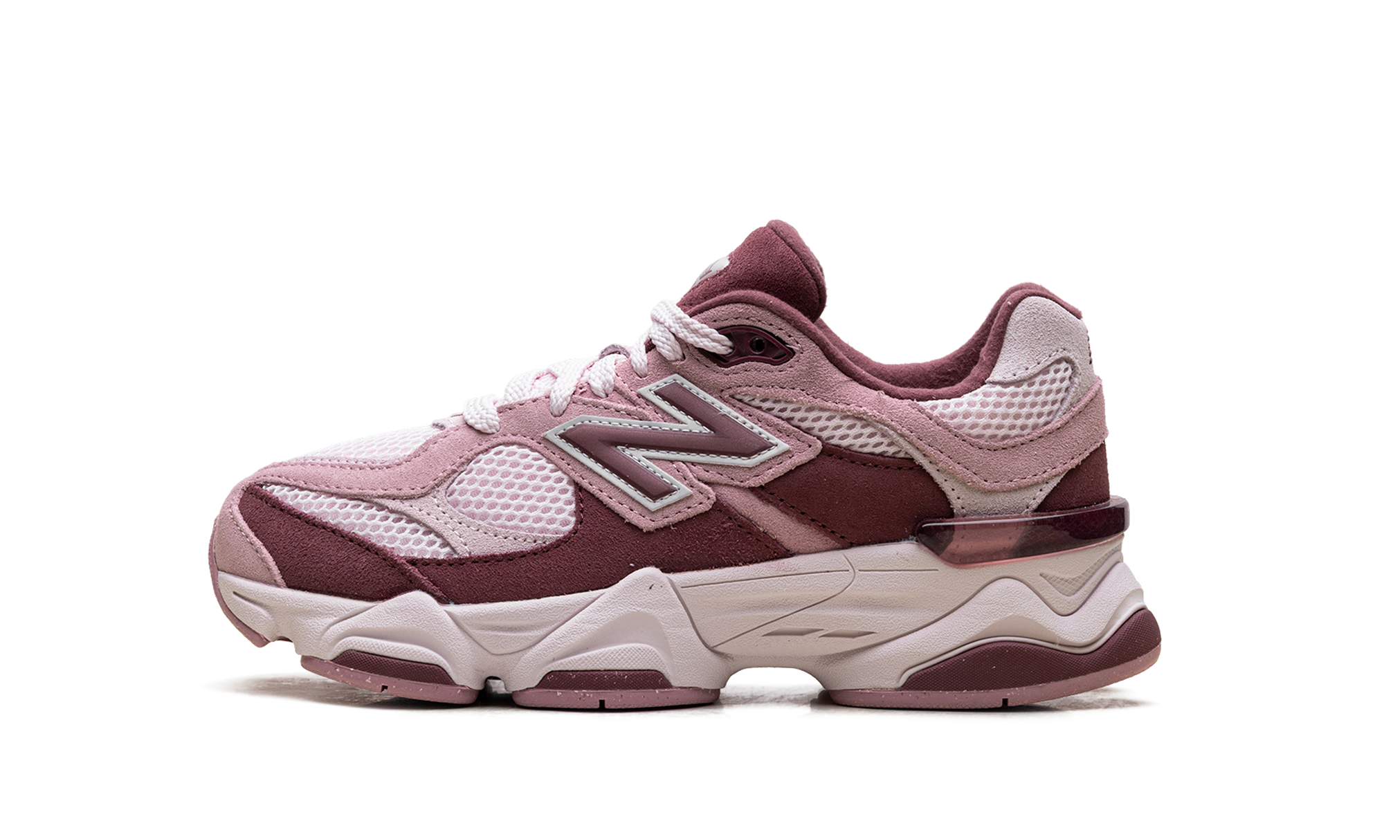New Balance 9060 Pink Granite Washed Burgundy (GS)