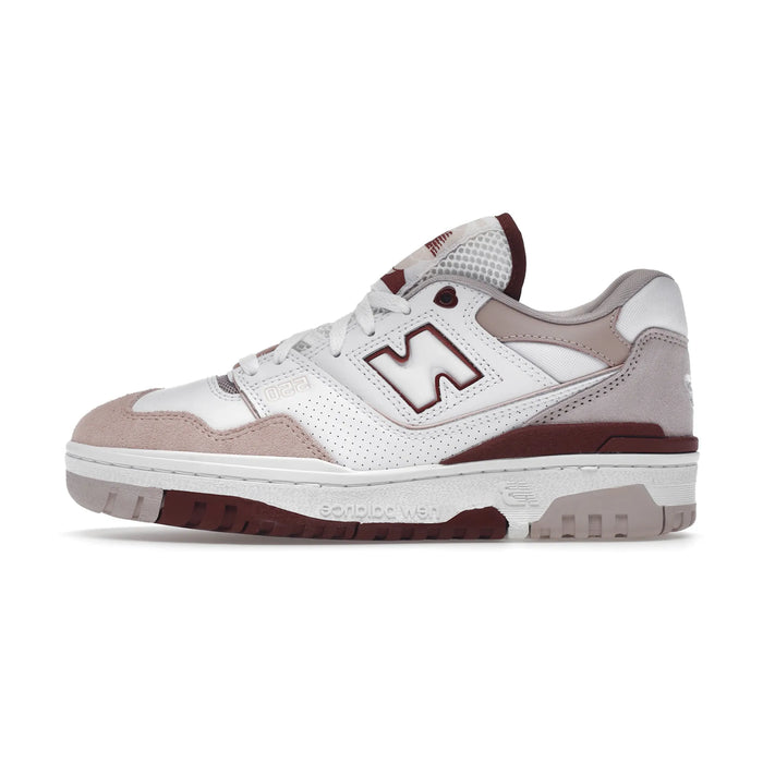 New Balance 550 White Scarlet (Women's)