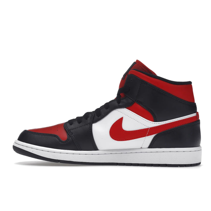 Jordan 1 Mid White Black Red (2022)