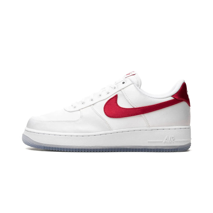 Nike Air Force 1 Low '07 Satin White Varsity Red (Women's)