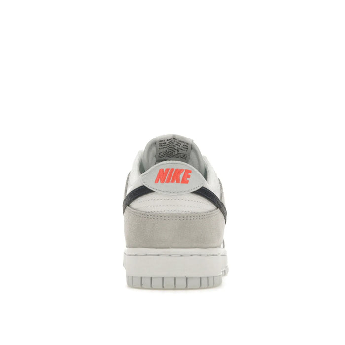 Nike Dunk Low White Grey Navy Aqua Mini Swoosh