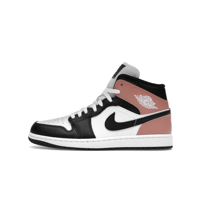 Jordan 1 Mid White Rust Pink Black