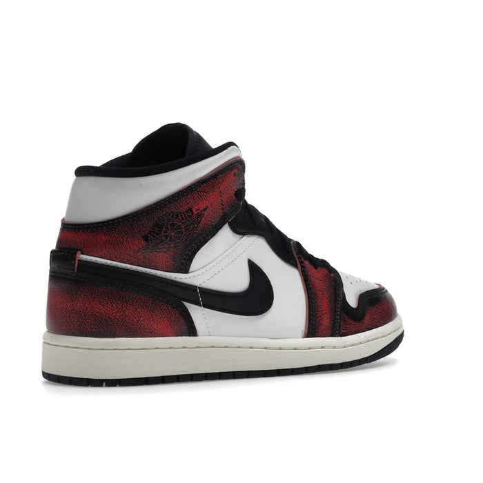Jordan 1 Mid Wear-Away Chicago